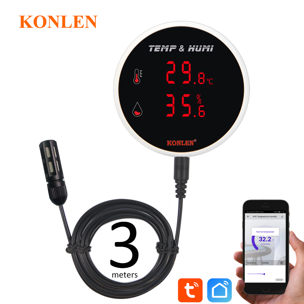 Digital Hygrometer Probe - Tuya WIFI Датчик температуры и влажности