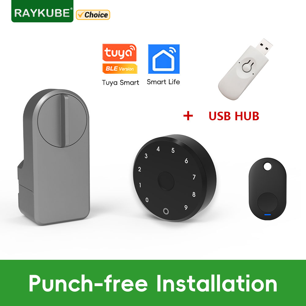 Glass Door Hinge - RAYKUBE A1 Pro Tuya BEL Комплект