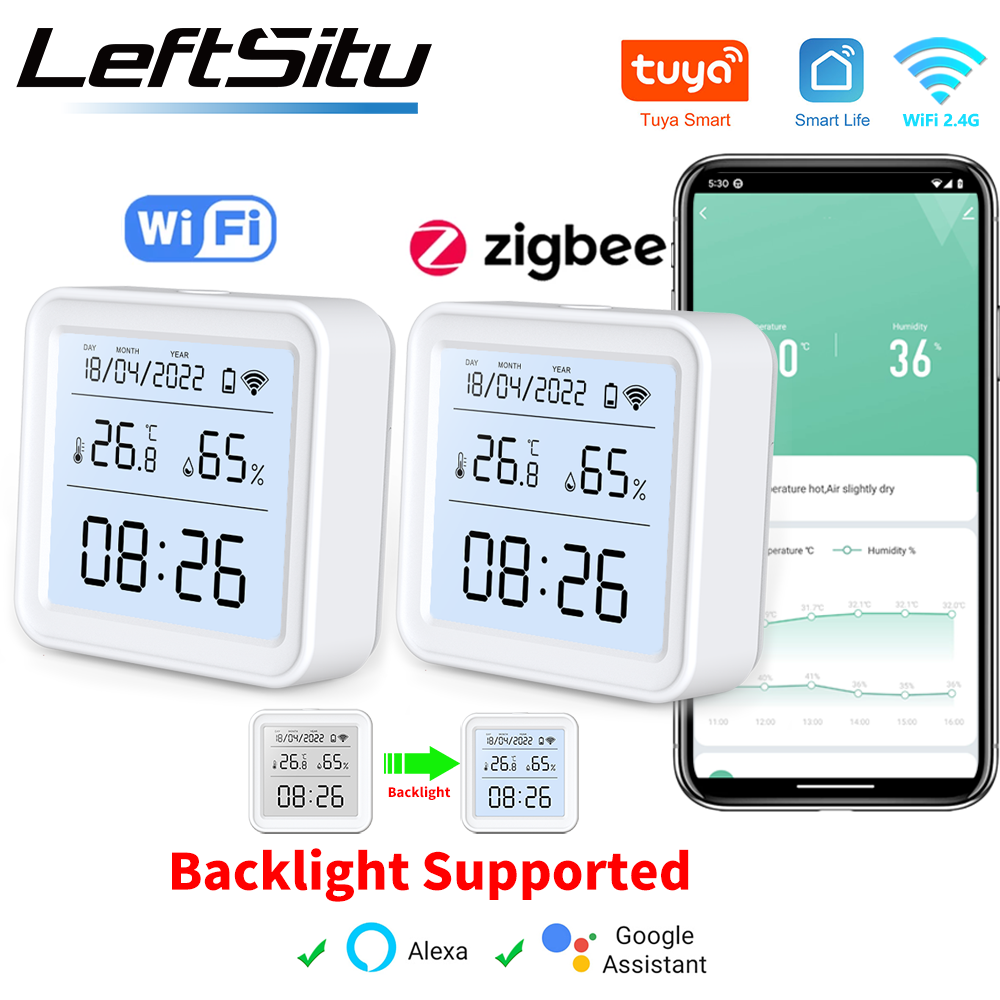 Digital Hygrometer Probe - Tuya Zigbee Wi-Fi датчик температуры и