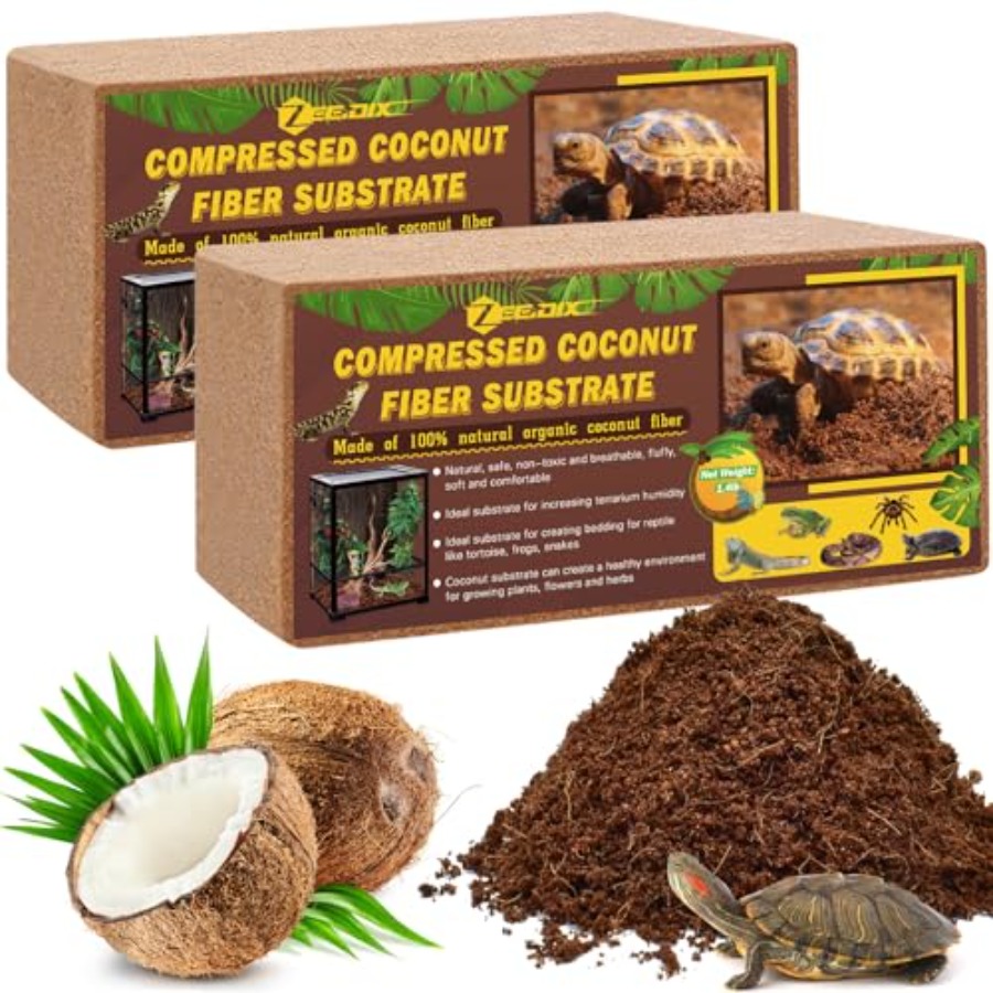 Substrate Coconut Fiber - Набор из 2 упаковок: 100% органический