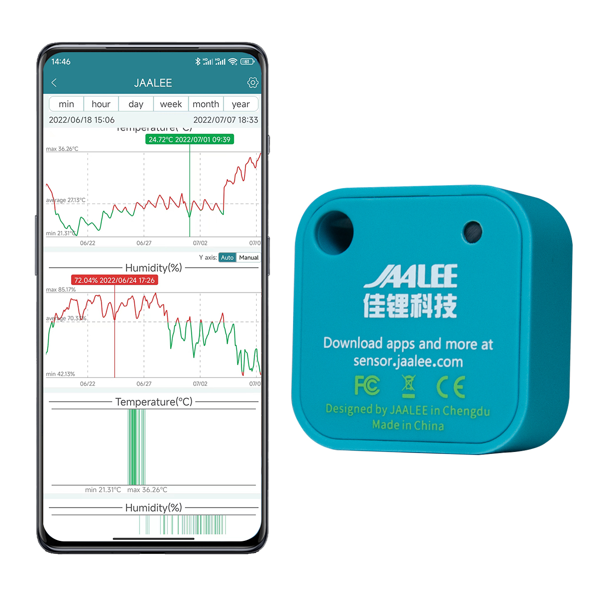 jaalee JHT Датчик температуры/ – обзор и цена Digital Hygrometer Probe
