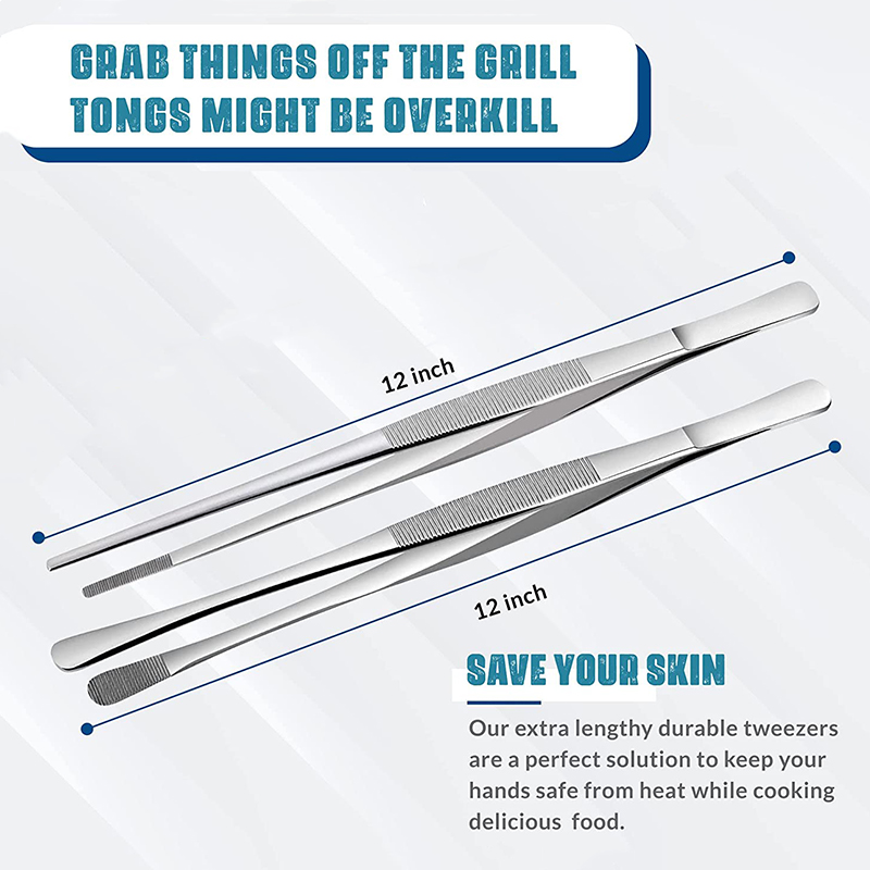 2-х дюймовые кухонные щипцы, п – обзор и цена Feeding Tong Stainless