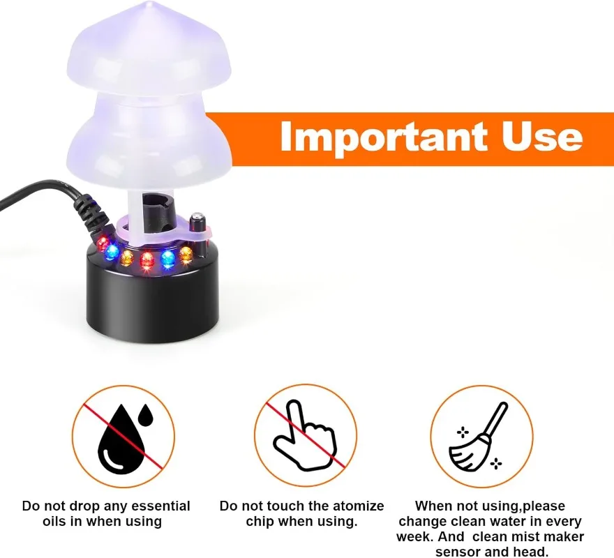 Ультразвуковой распылитель, со – обзор и цена Terrarium Fogger Ultrasonic