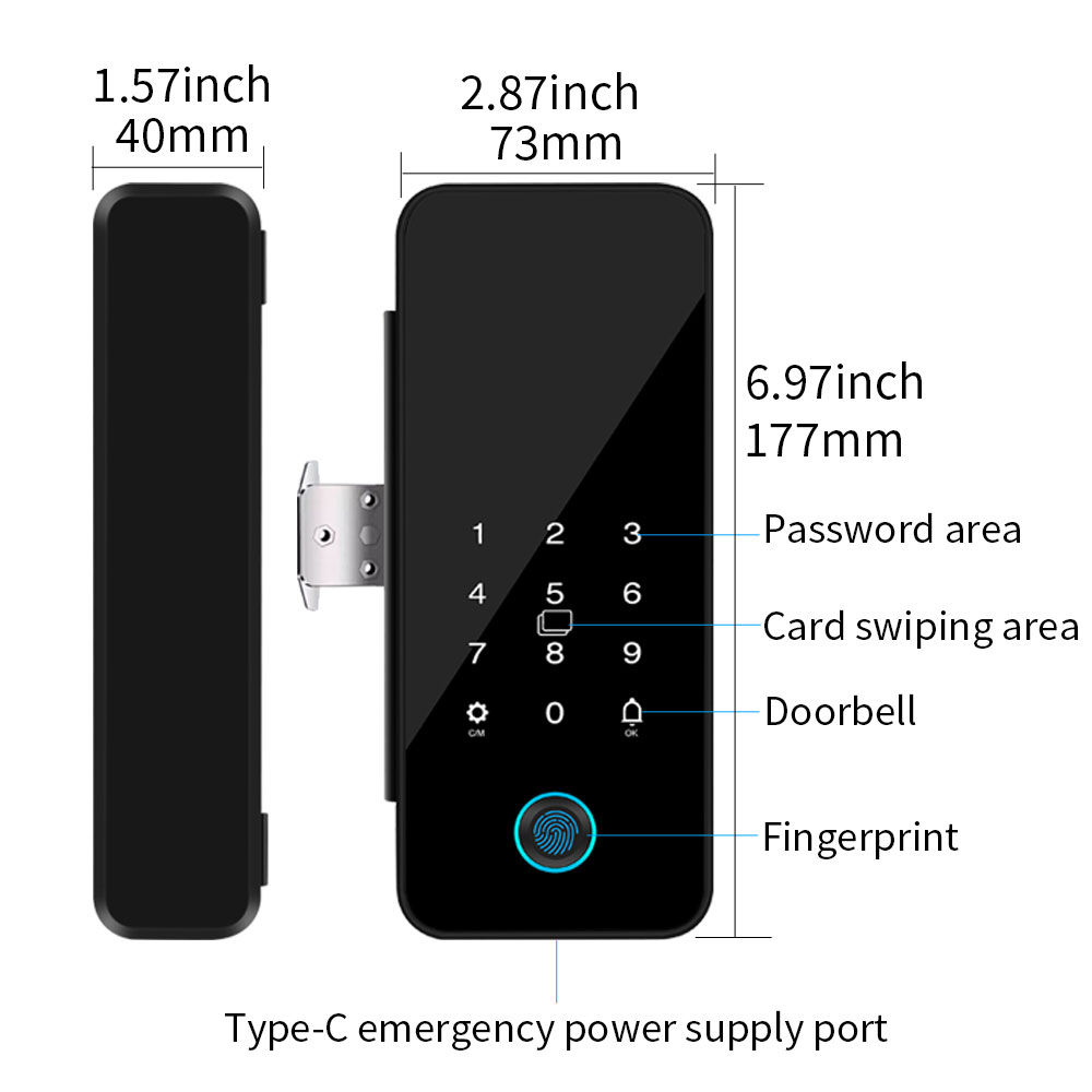Tuya Smart Life Bluetooth стек – обзор и цена Glass Door Hinge