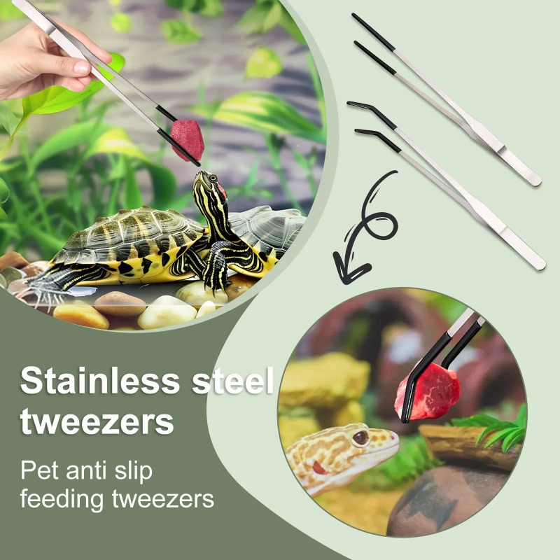 Набор из 2 пинцетов из нержаве – обзор и цена Feeding Tong Stainless