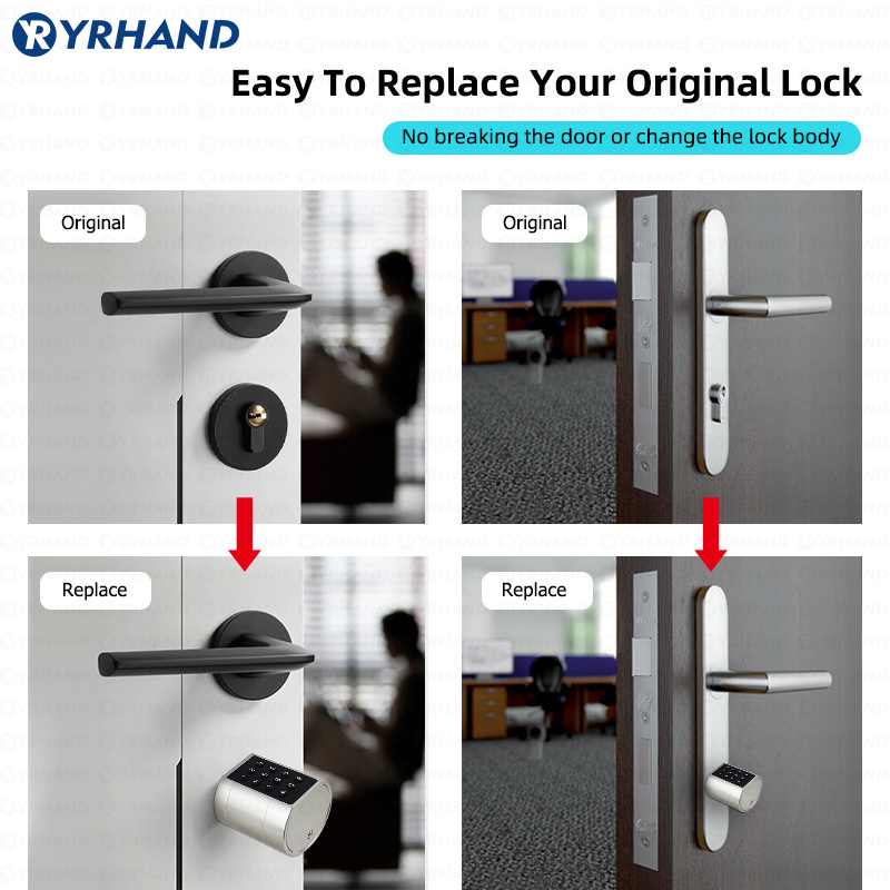 Умный евроцилиндрический дверн – обзор и цена Glass Door Hinge