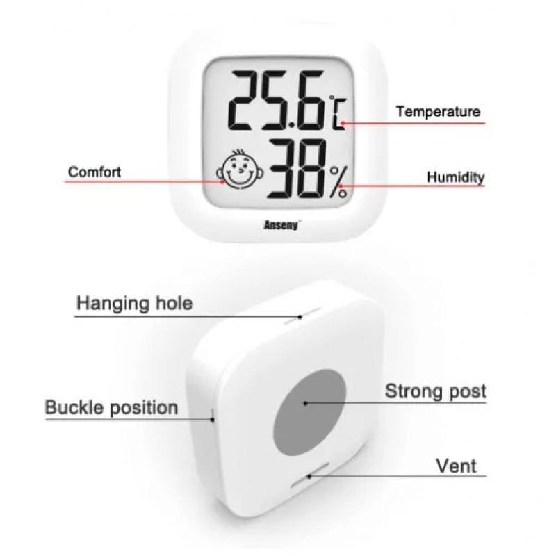 Цифровой ЖК-термометр-гигромет – обзор и цена Digital Hygrometer Probe