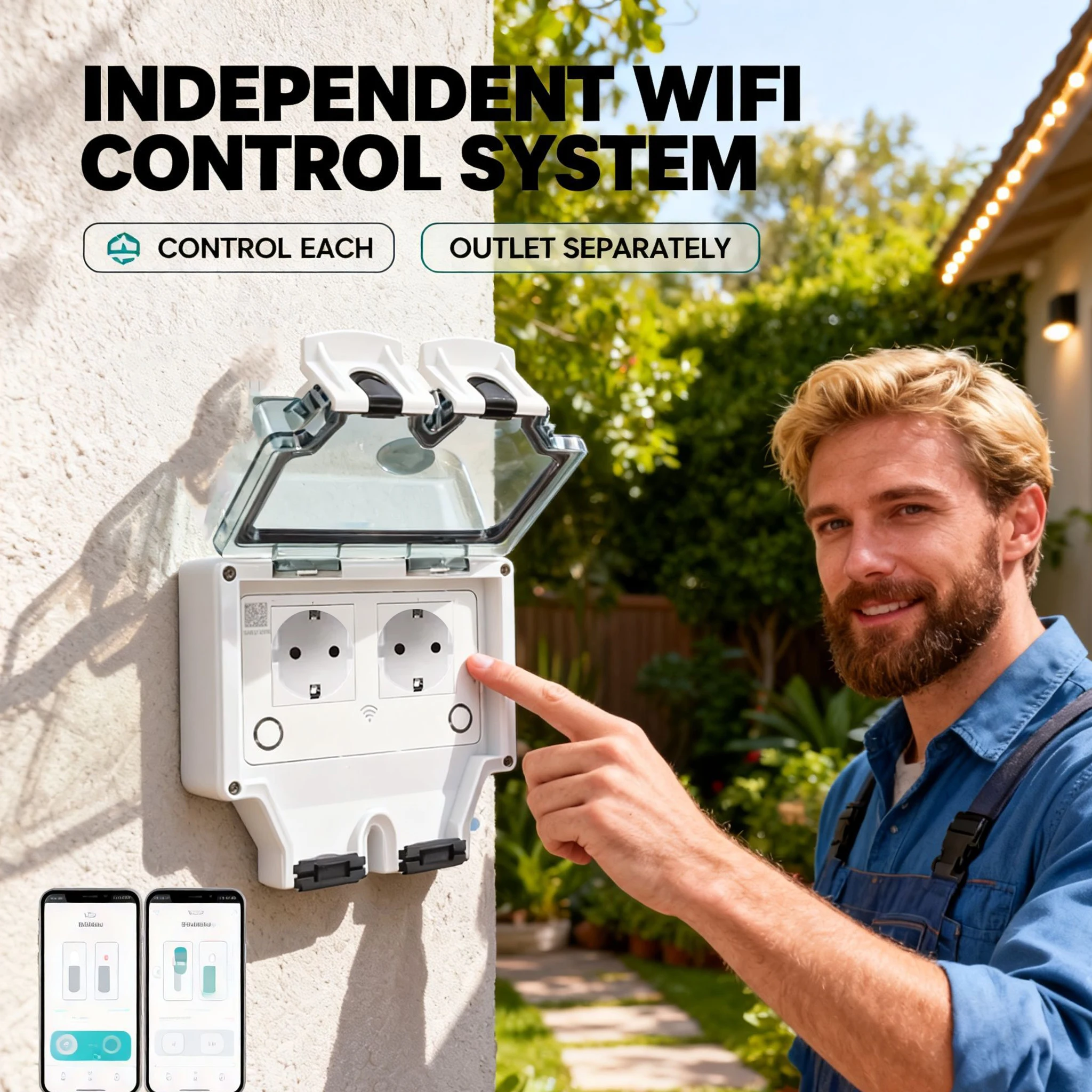Водонепроницаемая электрическа – обзор и цена Timer Dual Outlet