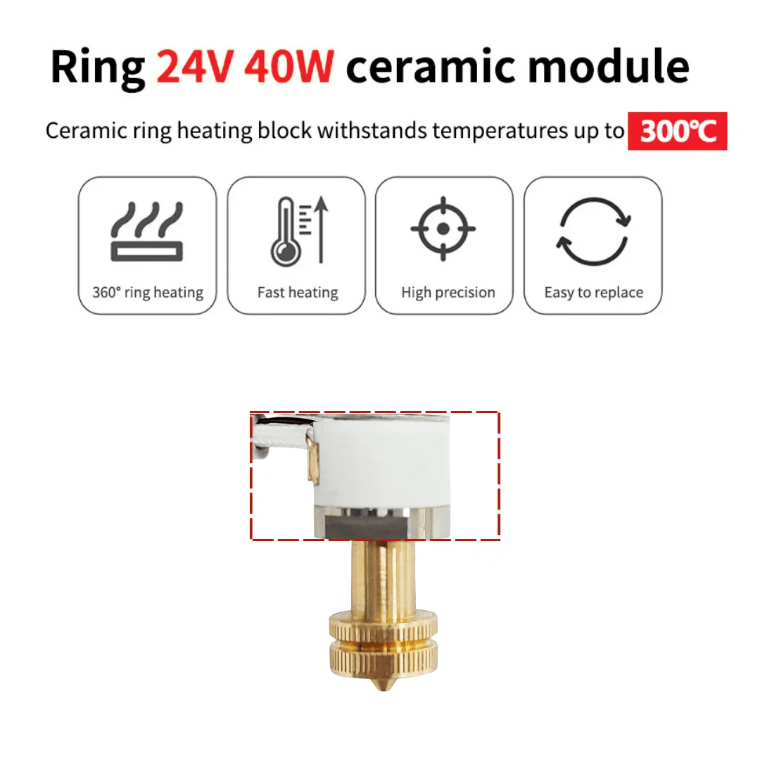 Для E3D Revo Hotend Kit V6 Рад – обзор и цена Ceramic Heat Emitter